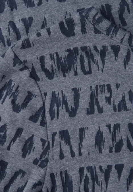 T-Shirt im Ausbrenner-Look urban navy blue
