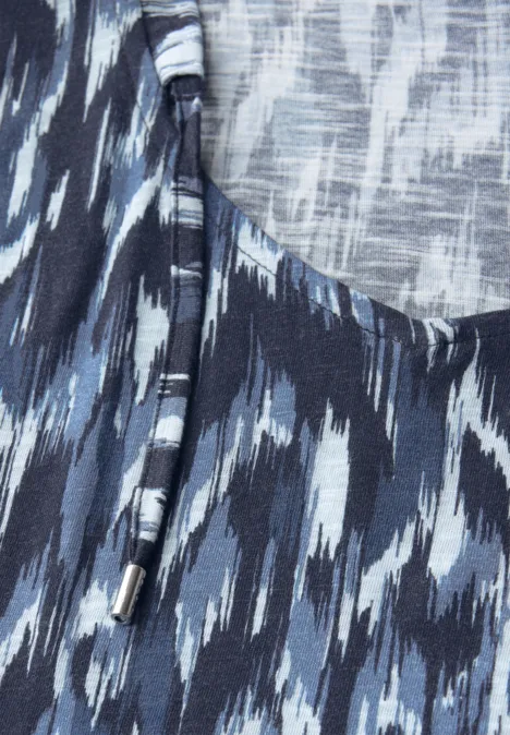 Gemustertes Top urban navy blue