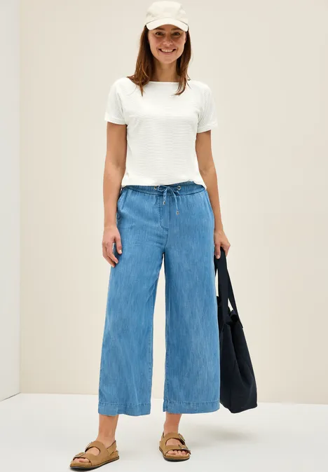Strukturshirt vanilla white
