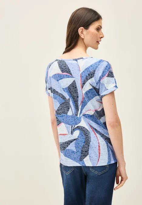 Shirt im Ausbrenner-Look urban navy blue
