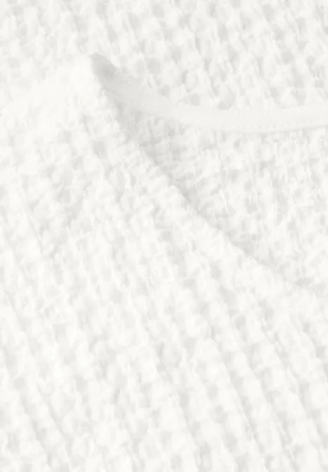 Strukturshirt vanilla white