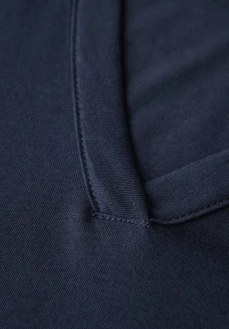Top met gespleten hals urban navy blue