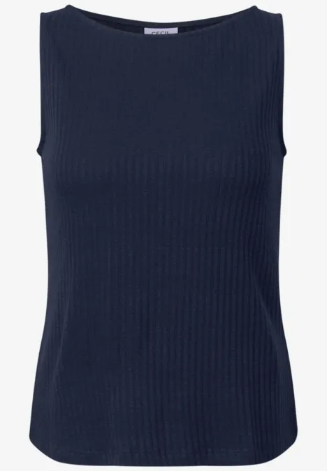Top mit Rippstruktur urban navy blue