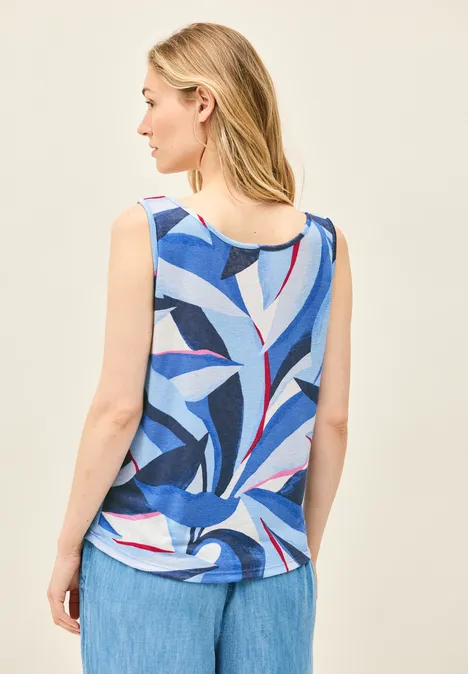 Top in Strick-Optik urban navy blue