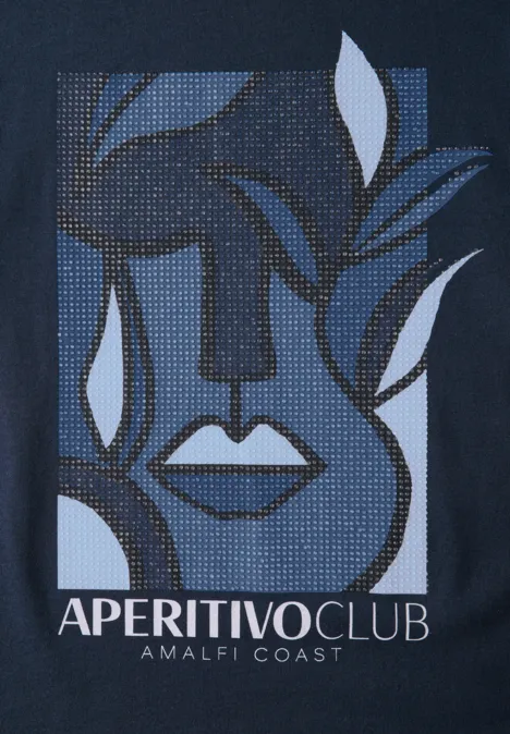 T-Shirt mit Print urban navy blue