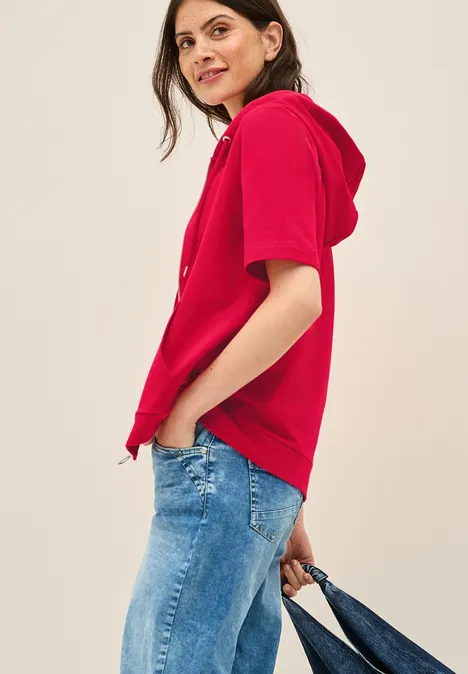 Kapuzenjacke glazed apple red