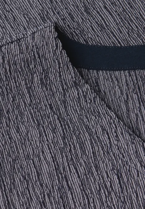 Shirt mit Crepe-Struktur urban navy blue
