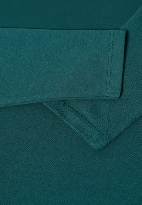Shirt mit U-Boot-Ausschnitt dark sea green