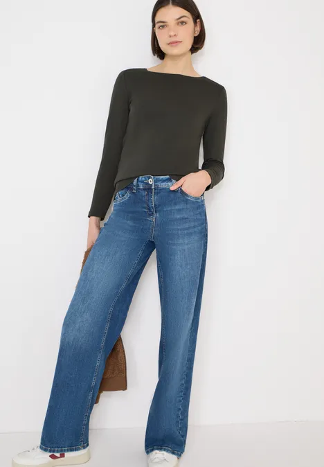 Shirt met boothals null Shirt met boothals null