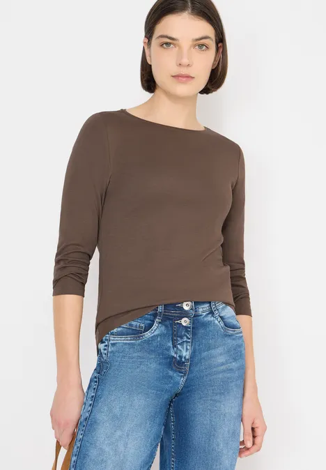 Shirt met boothals null Shirt met boothals null