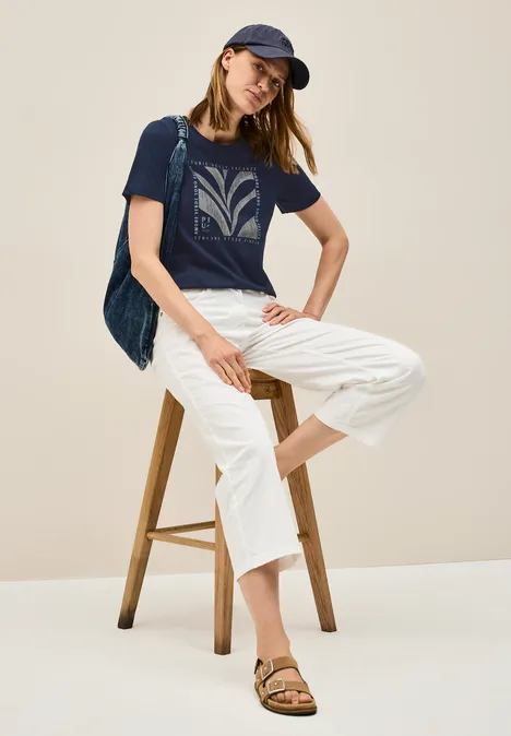 Shirt mit Folien-Print urban navy blue