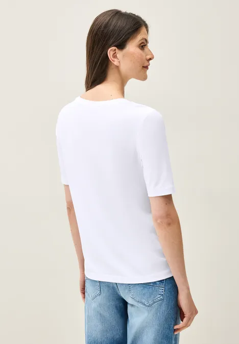Basic Rundhals T-Shirt White