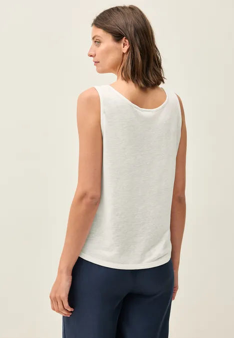 Top in Strick-Optik vanilla white