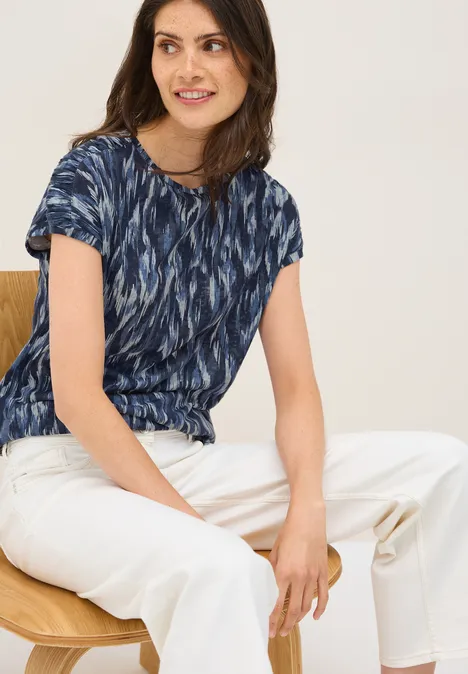 Shirt im Ausbrenner-Look urban navy blue