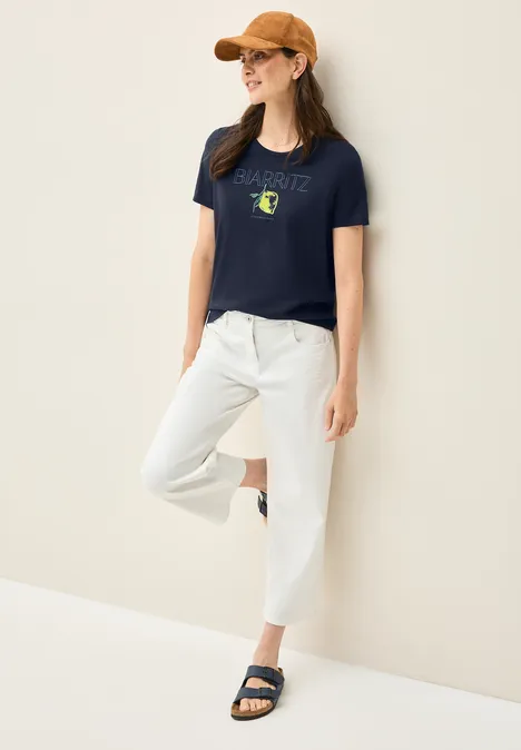 T-Shirt mit Print urban navy blue