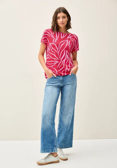 Print-Mix Shirt glazed apple red
