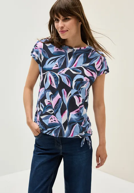 Gemustertes Shirt urban dark blue