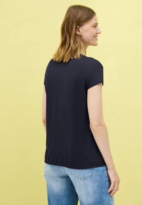 T-Shirt mit Artwork urban dark blue