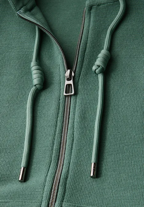 Leichte Kapuzenjacke jewel green