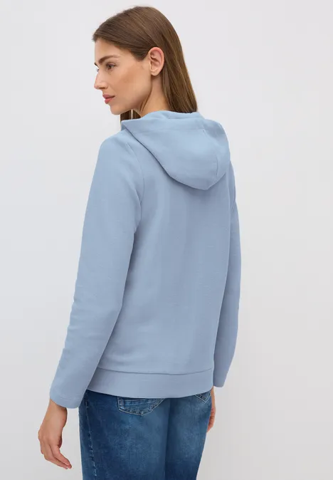 Leichte Kapuzenjacke mountain blue
