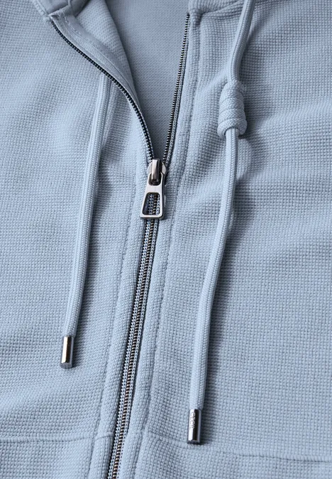 Leichte Kapuzenjacke mountain blue
