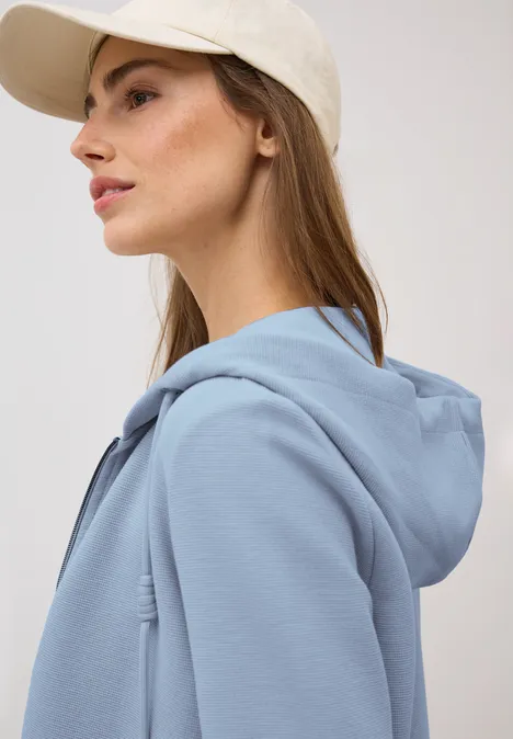 Leichte Kapuzenjacke mountain blue
