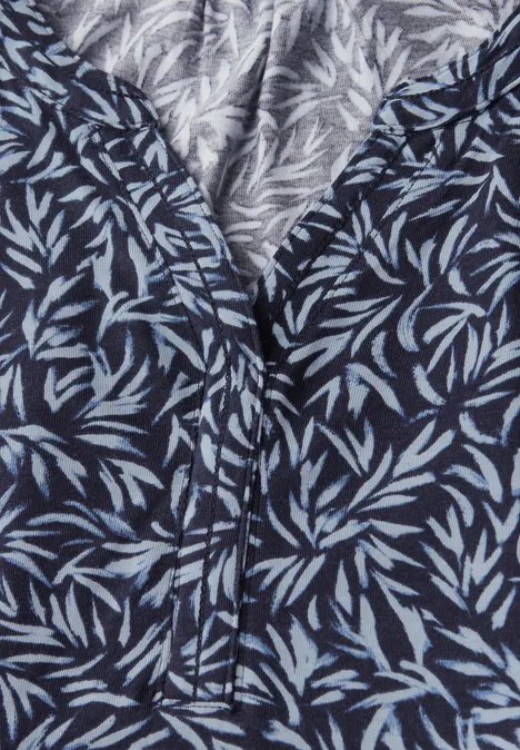 Shirt mit Minimal Print urban dark blue