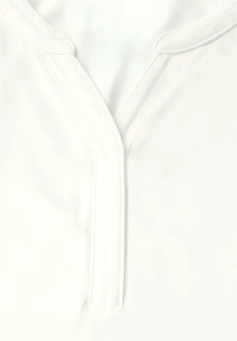 Lässiges Shirt im Tunika Look vanilla white
