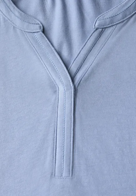 Lässiges Shirt im Tunika Look mountain blue