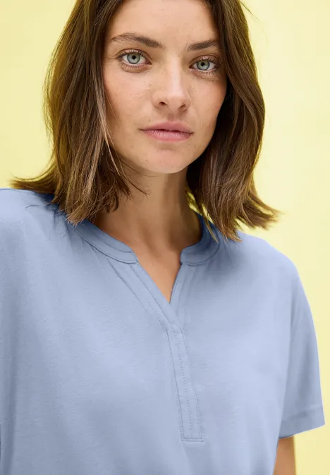 Lässiges Shirt im Tunika Look mountain blue