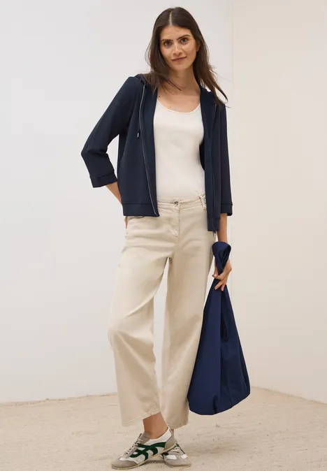 Softe Kapuzenjacke urban dark blue