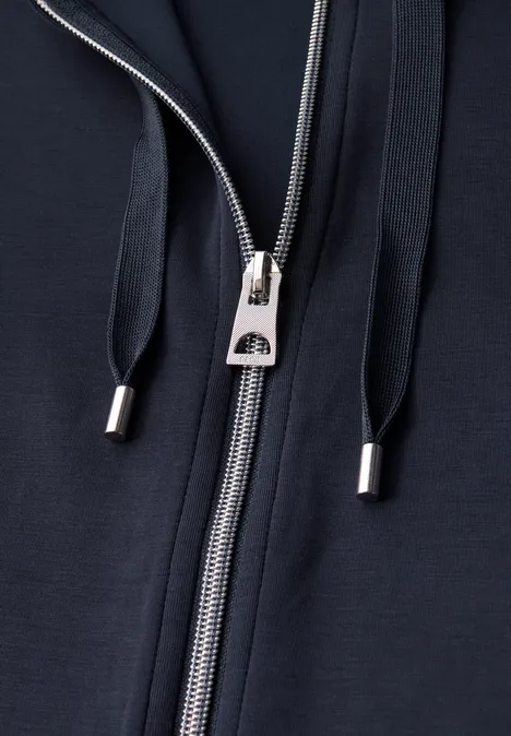 Softe Kapuzenjacke urban dark blue