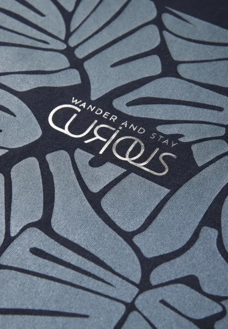Shirt mit Print urban dark blue