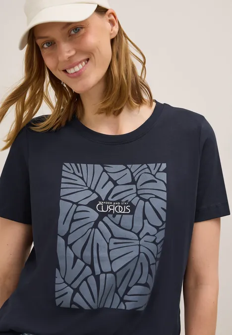 Shirt mit Print urban dark blue