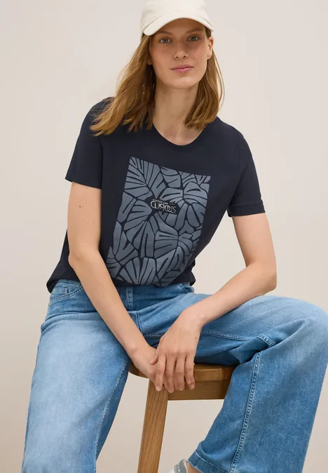 Shirt mit Print urban dark blue