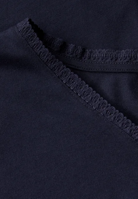 Shirt mit Tapedetail urban dark blue