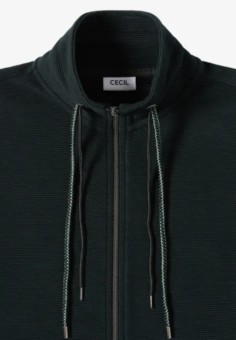 Leichte Ottoman Jacke ink green