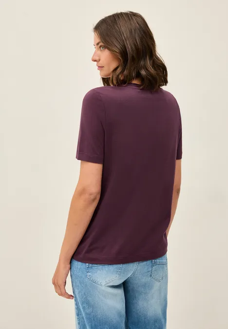 T-shirt avec artwork mulberry red