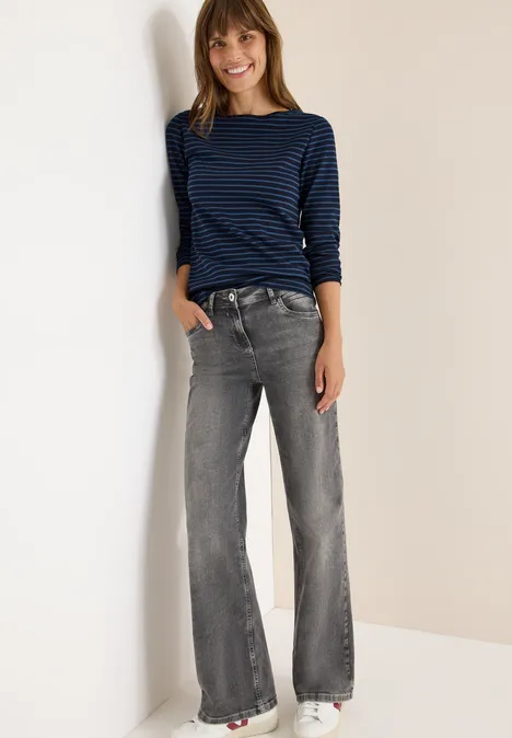 Gestreiftes Shirt urban dark blue
