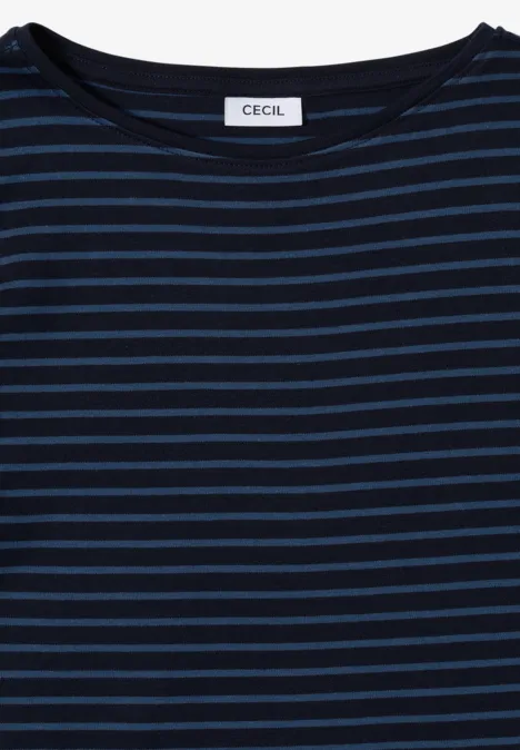 Gestreiftes Shirt urban dark blue