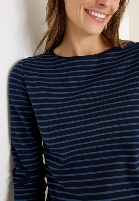 Gestreiftes Shirt urban dark blue