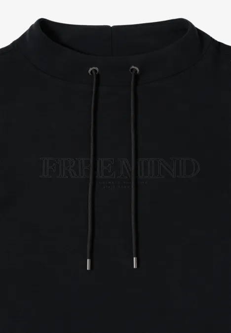 Shirt met borduursel Black