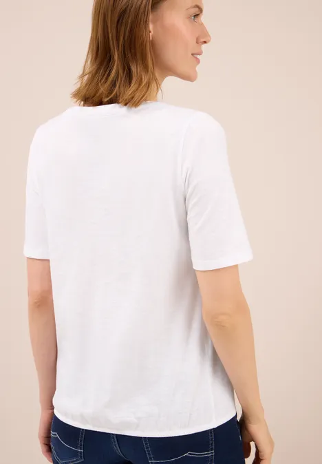 Shirt im Tunika-Look White