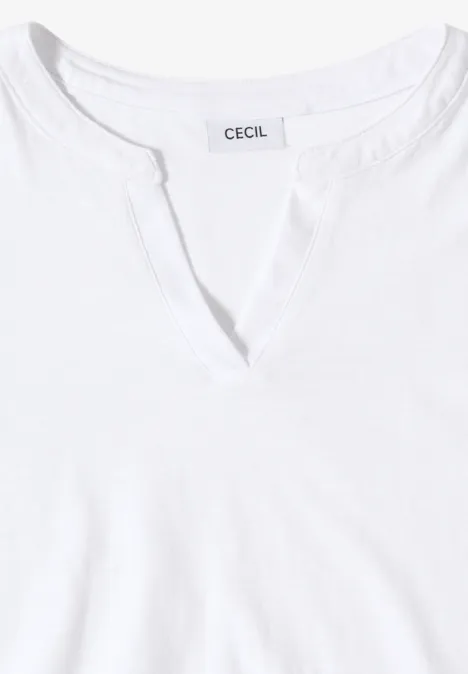 Shirt im Tunika-Look White