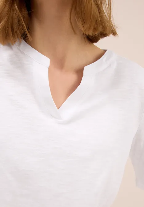 Shirt im Tunika-Look White