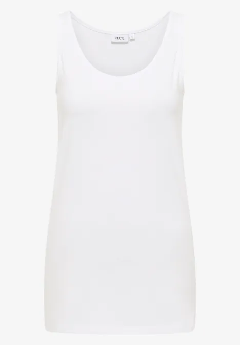 Langes Basic Top White