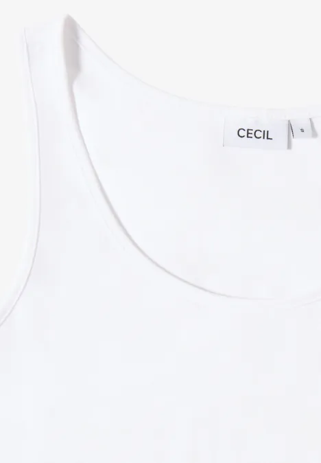 Langes Basic Top White