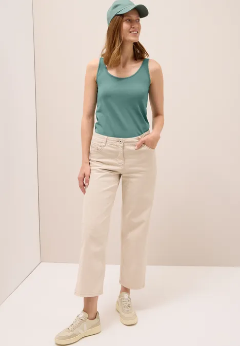 Langes Basic Top jewel green