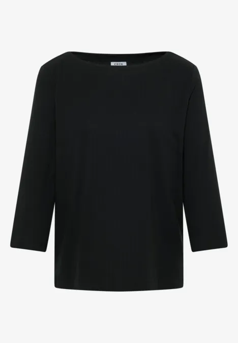 Basic Ripp-Shirt Black