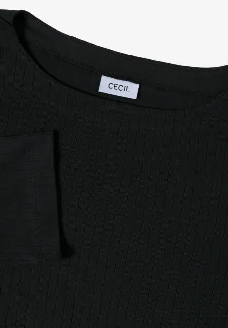 Basic Ripp-Shirt Black